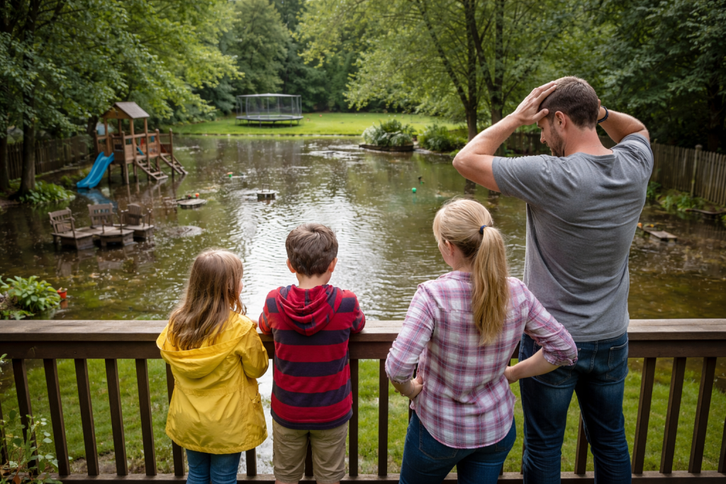 Winnipeg yard and spring flooding