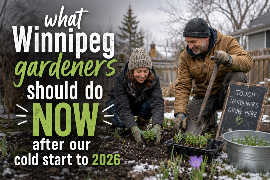 Winnipeg gardeners dealing with a cold spring 2026