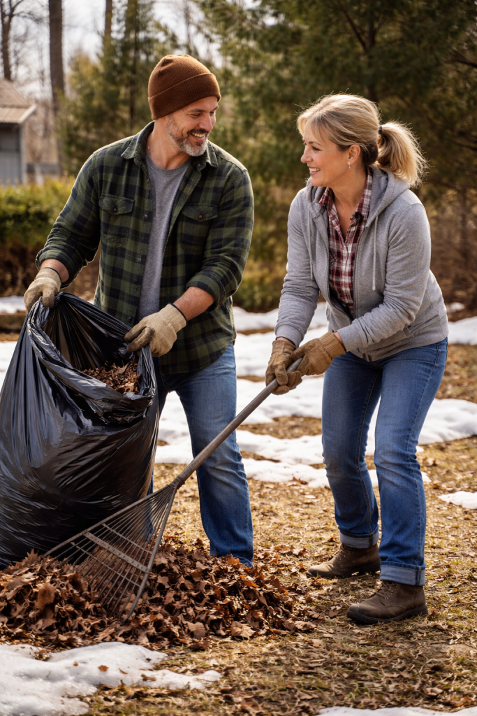 Spring Winnipeg yard cleanup