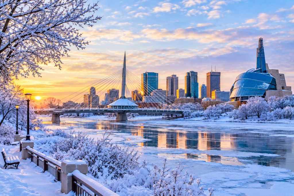 Winnipeg winter landscape