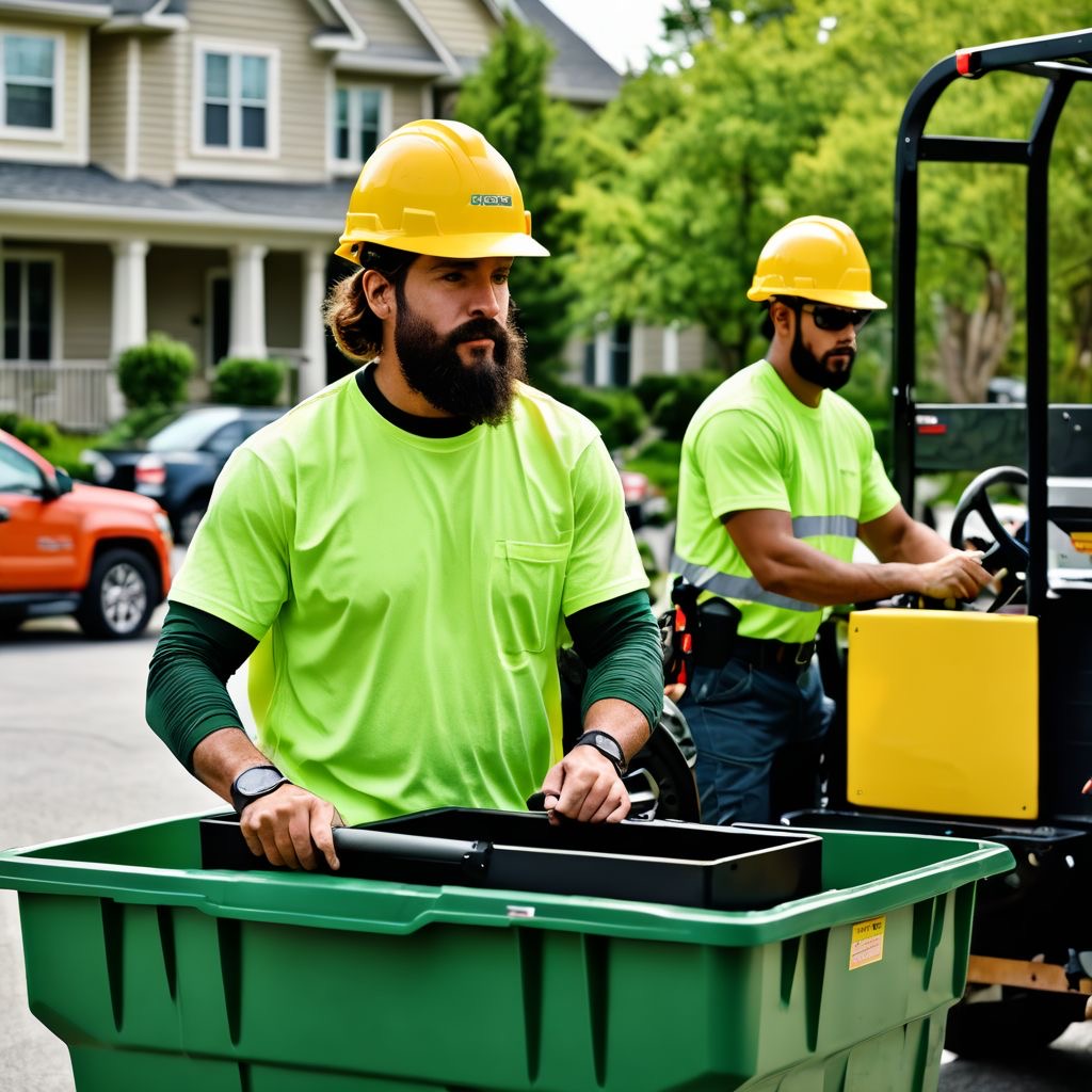 Hardscaping Experts: Sunshine Maintenance & Landscaping crew members