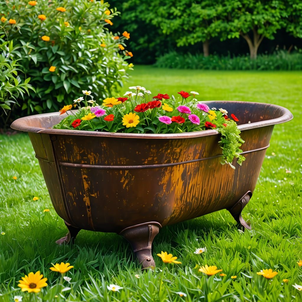 statement piece in Winnipeg garden design