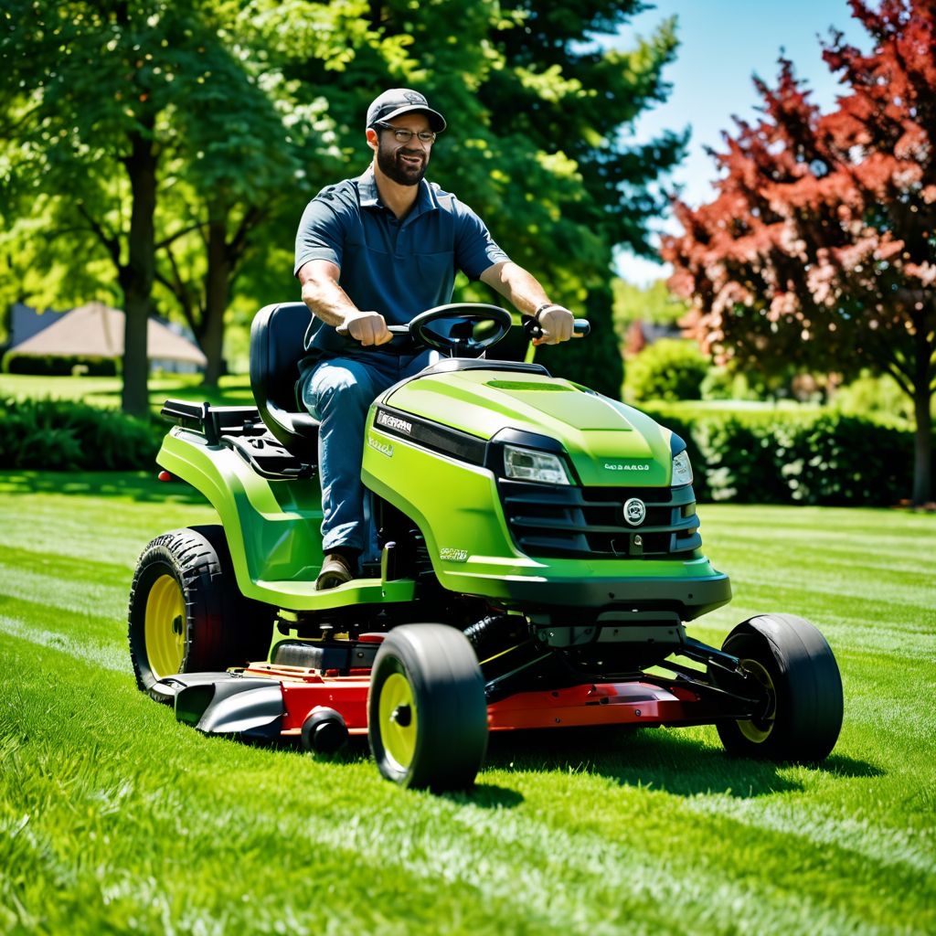 Expert grass cutting services by Sunshine Maintenance & Landscaping