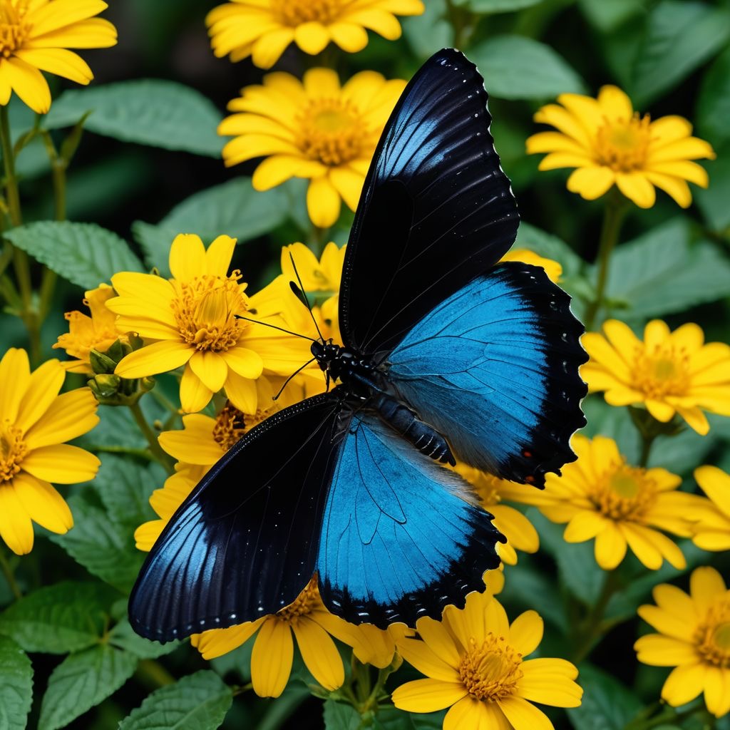 Butterfly in Native Plant in Winnipeg Landscape design