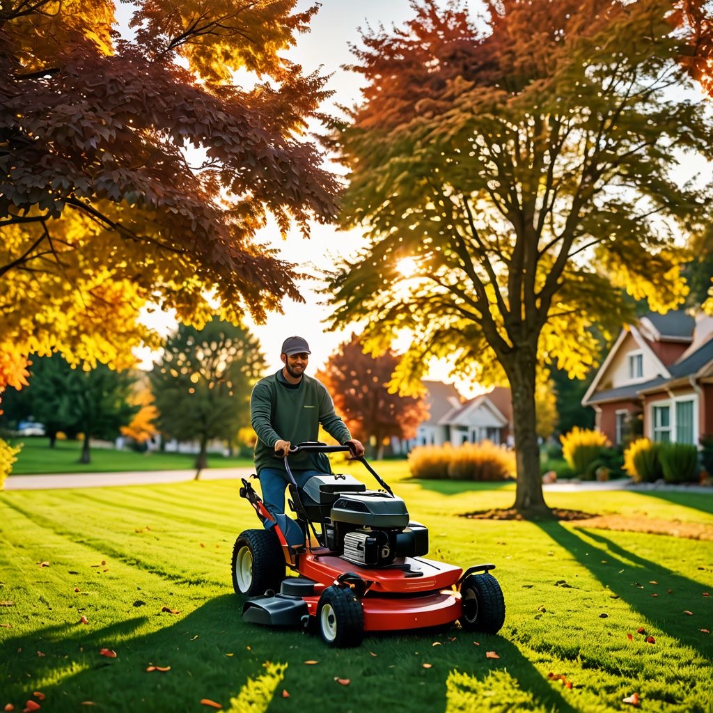 Sunshine Maintenance and Landscaping Fall Lawn Care For Winnipeg Homeowners.
