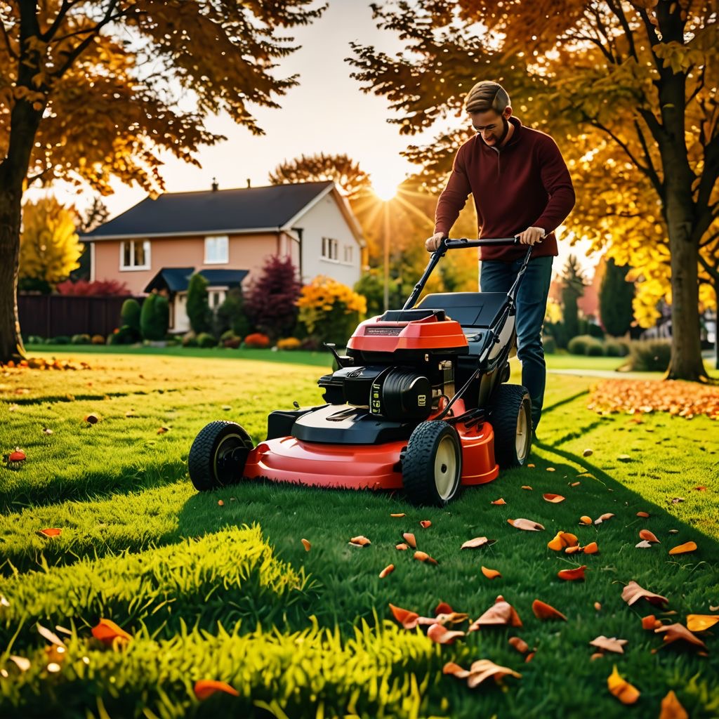 Winnipeg Lawn Care:  Mowing Grass in Fall