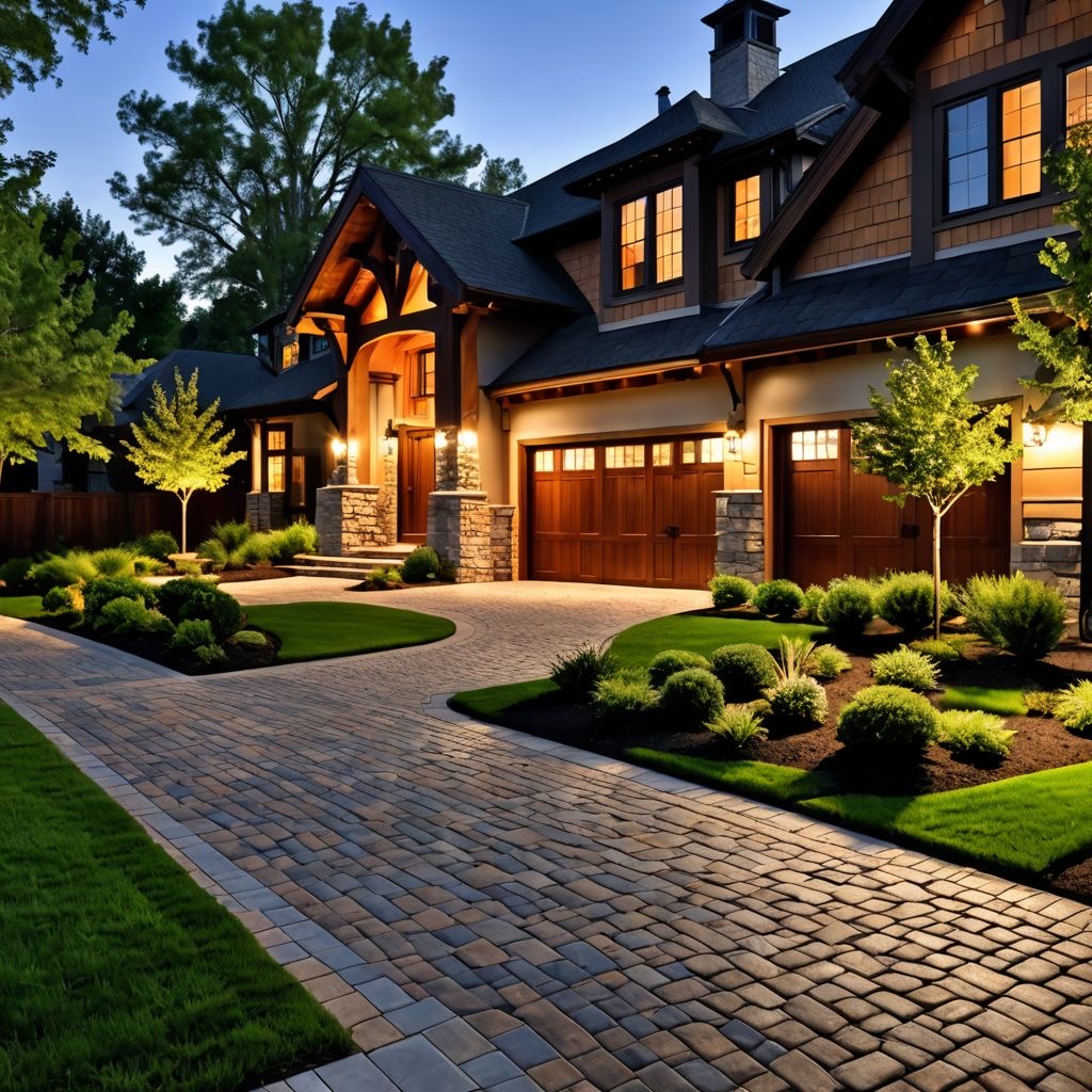 A mix of Hardscape and landscape By Sunshine Maintenance & Landscaping: Winnipeg Landscape Experts