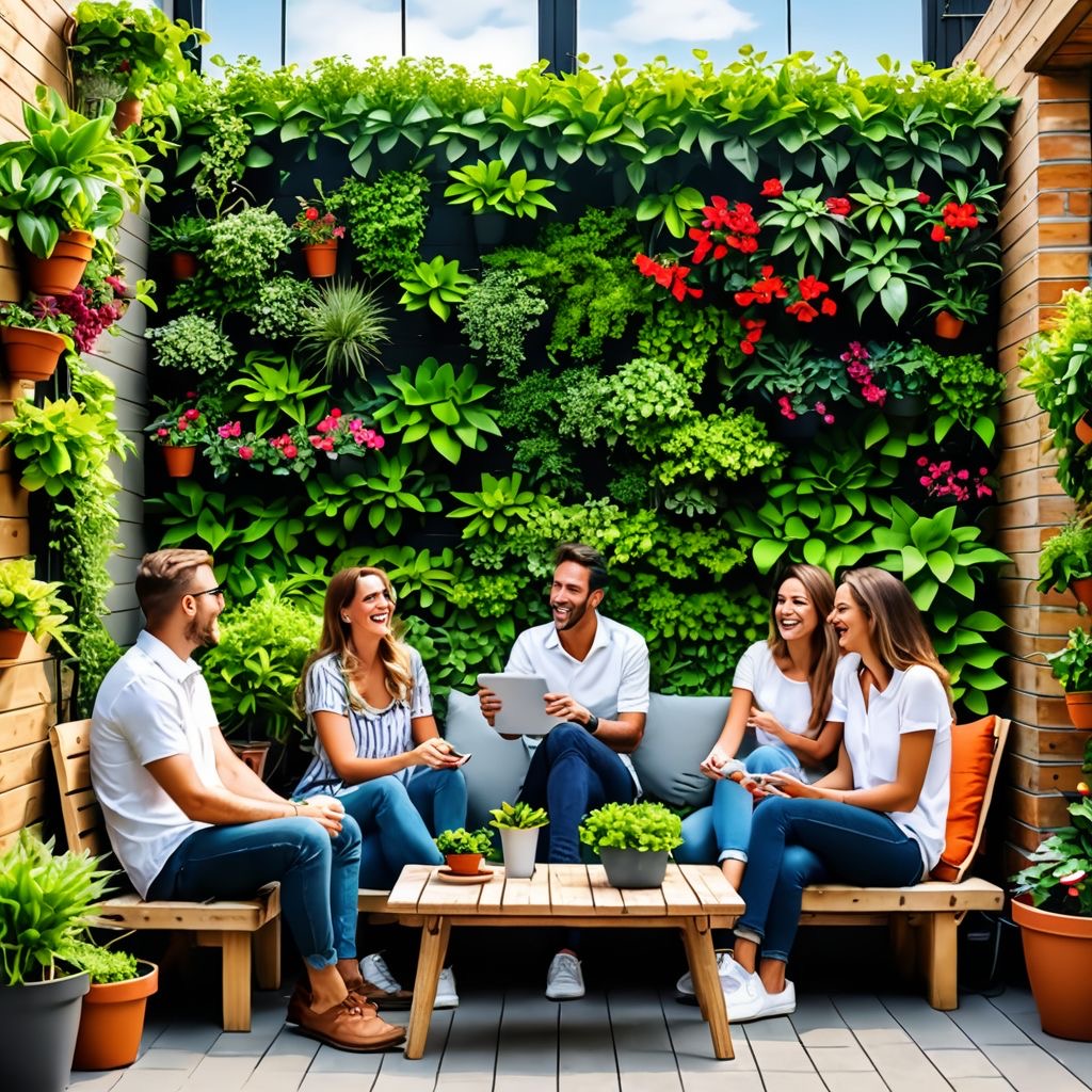 vertical garden in Winnipeg garden design