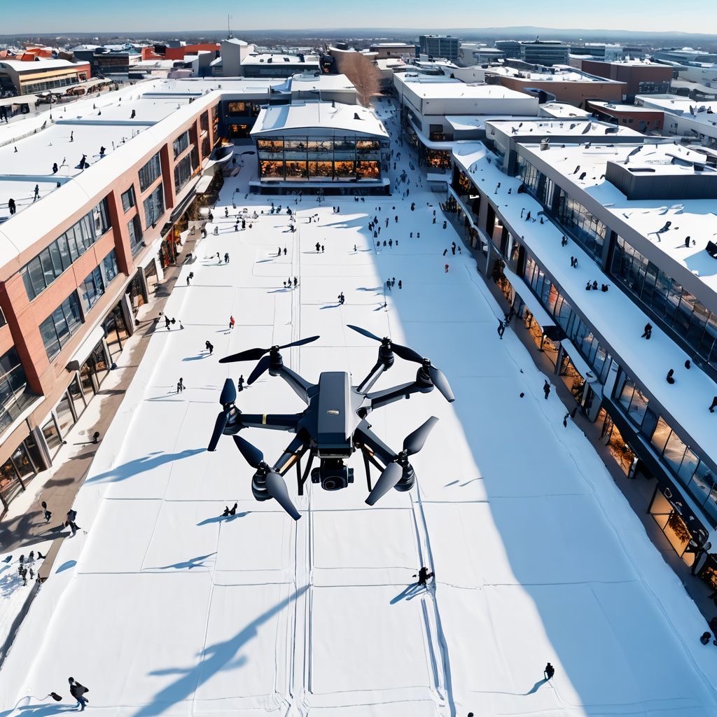 Drone used in Winnipeg Snow Removal