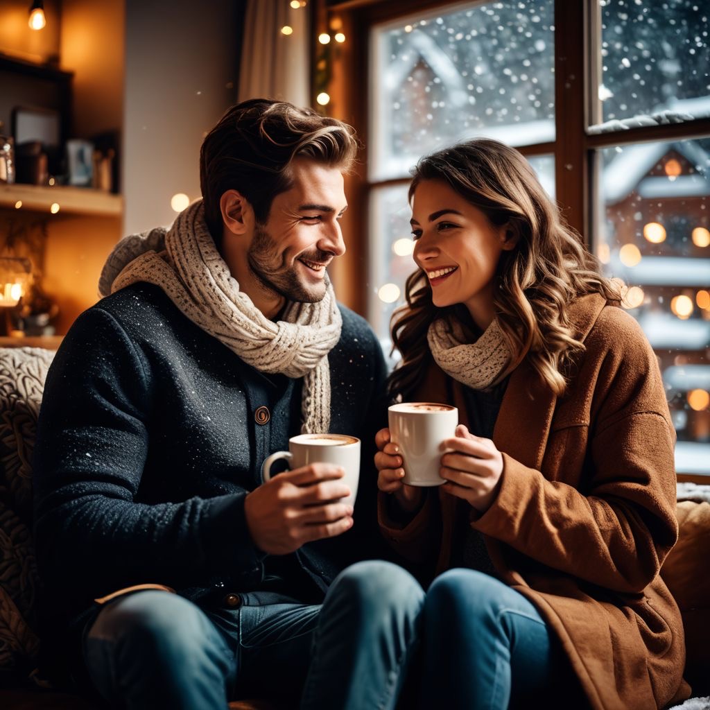 Enjoying a cup of hot cocoa knowing Sunshine Maintenance and Landscaping has prepared your Winnipeg lawn for winter