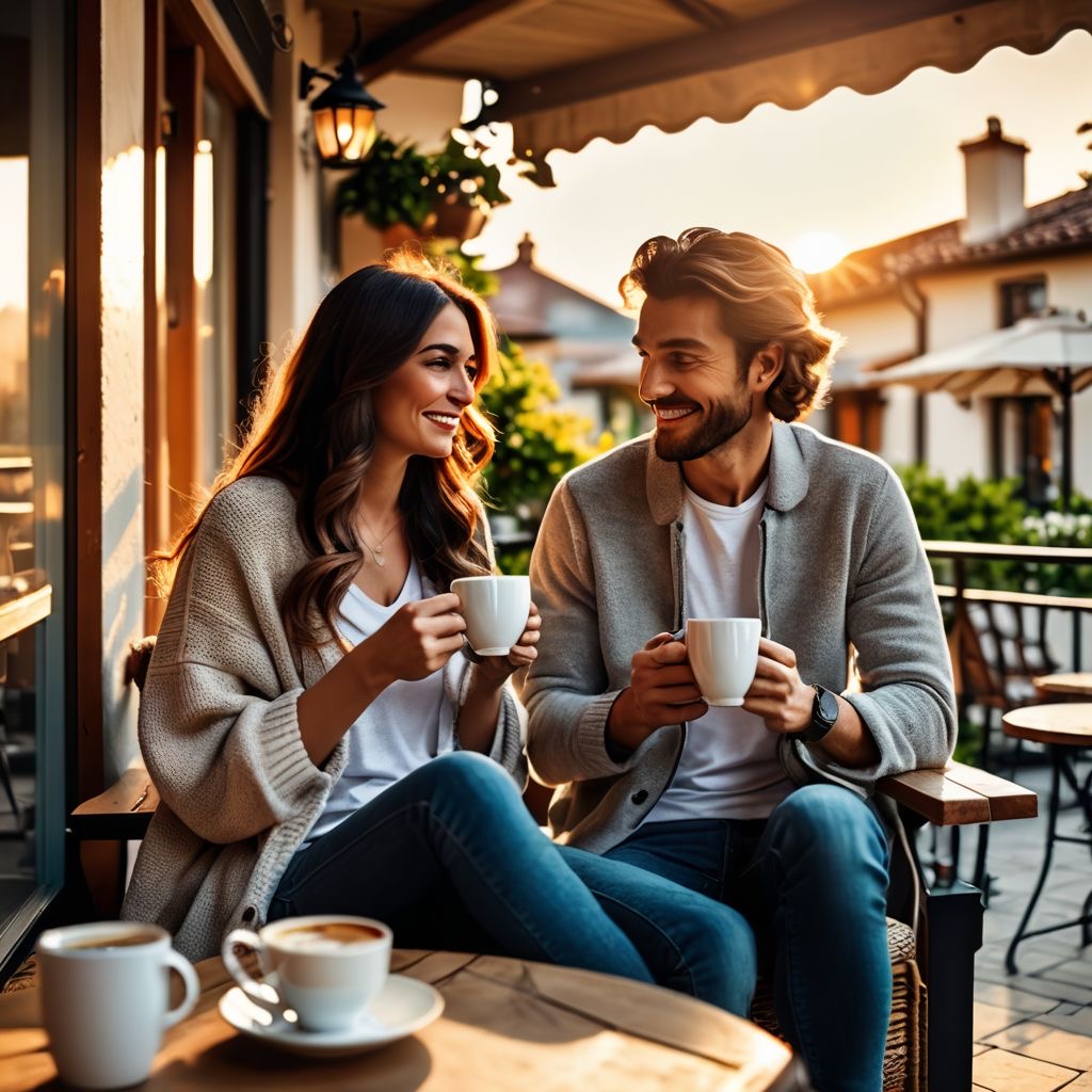 Sunshine Maintenance & Landscaping Winnipeg Hardscape Experts : couple sipping coffee as the sun rises