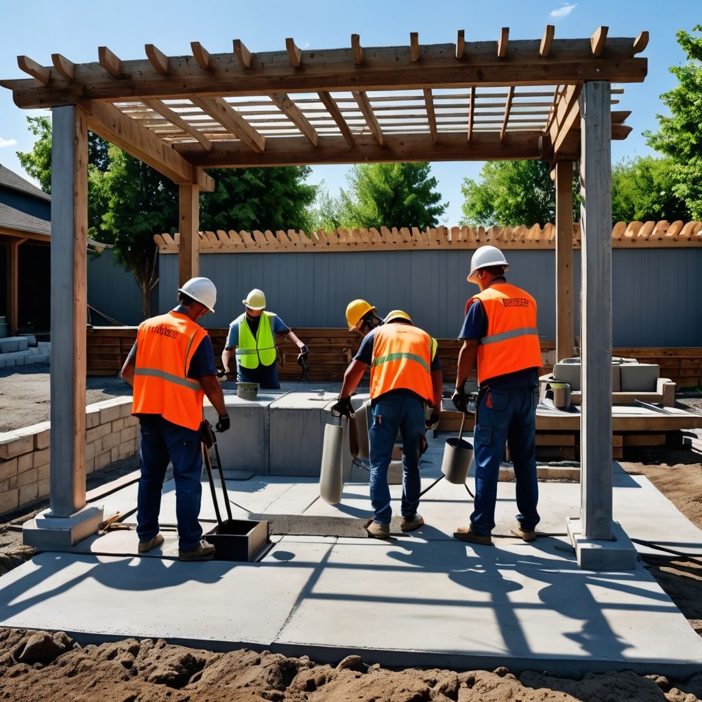 Pergola by Winnipeg Landscaping Experts: Sunshine Maintenance & Landscaping