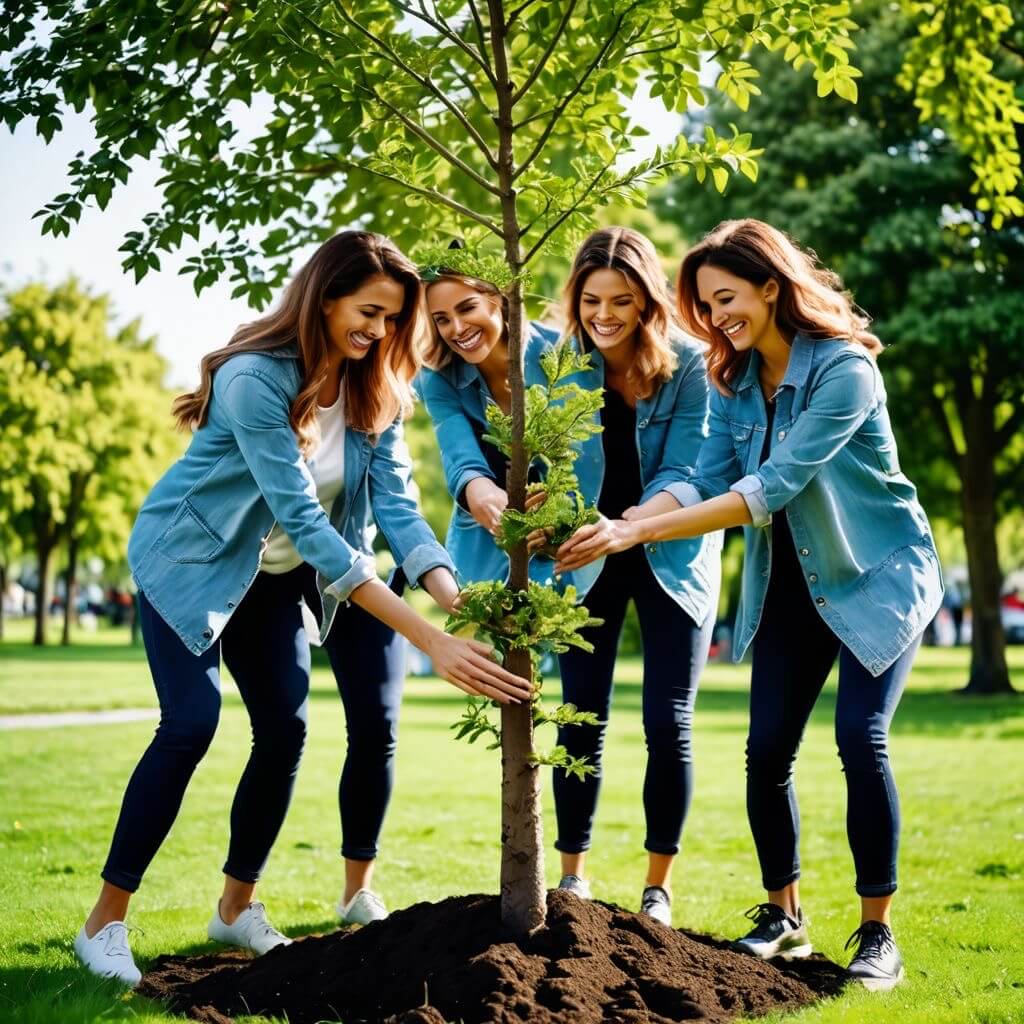 Mature trees enhancing a residential Winnipeg landscape