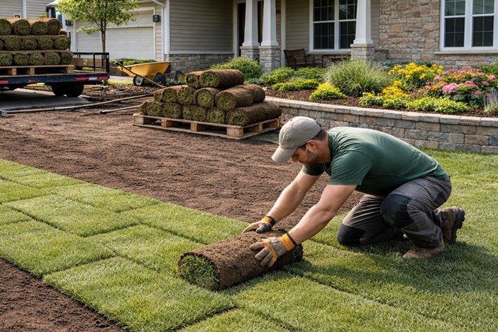 Sod Installation Services Winnipeg