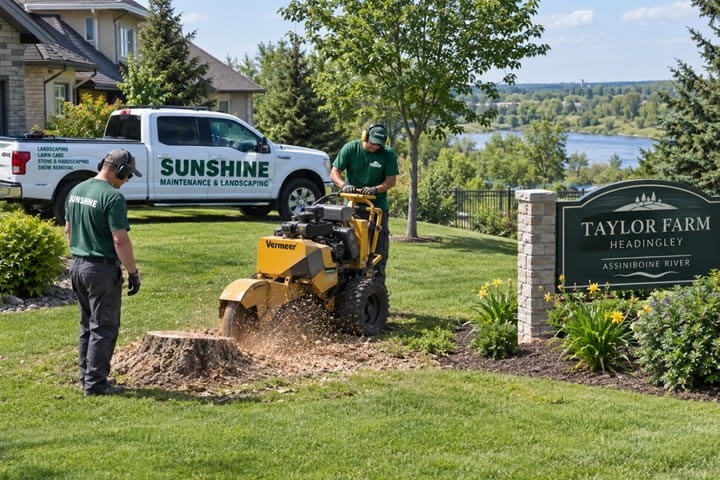 Stomp Grinding Services WInnipeg